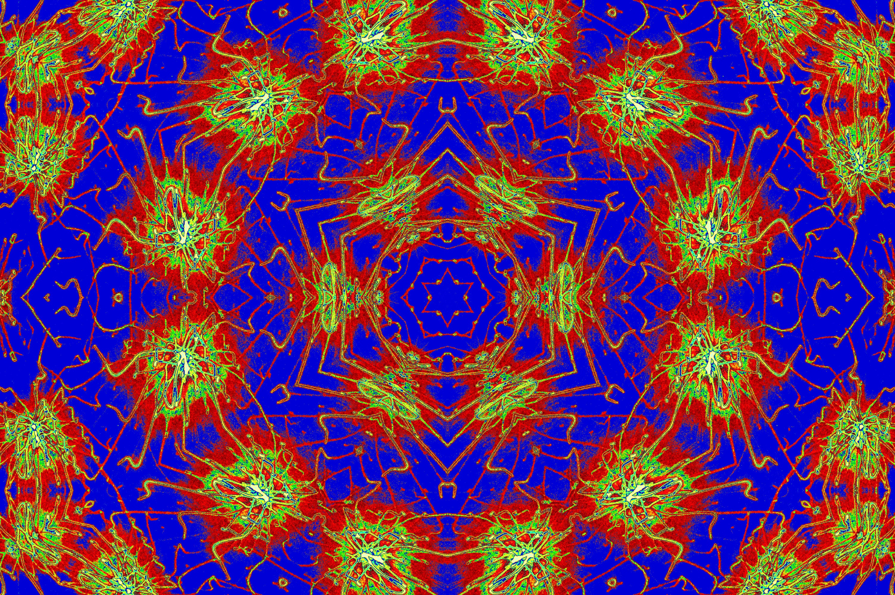 CHROMATIC PULSE MANDALA — Premium Kunstprint