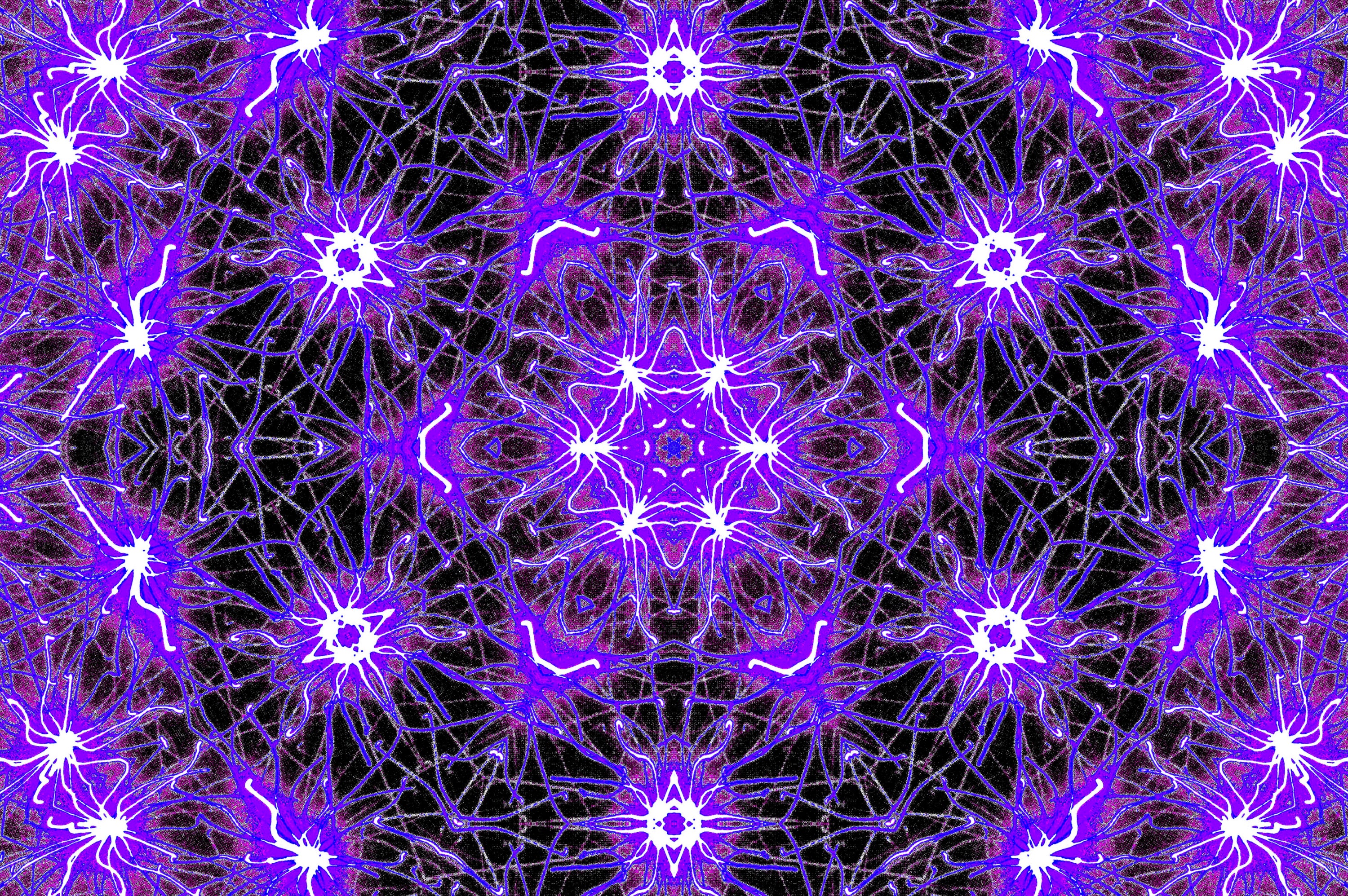 VIOLETTES KALEIDOSKOP — Premium Kunstprint