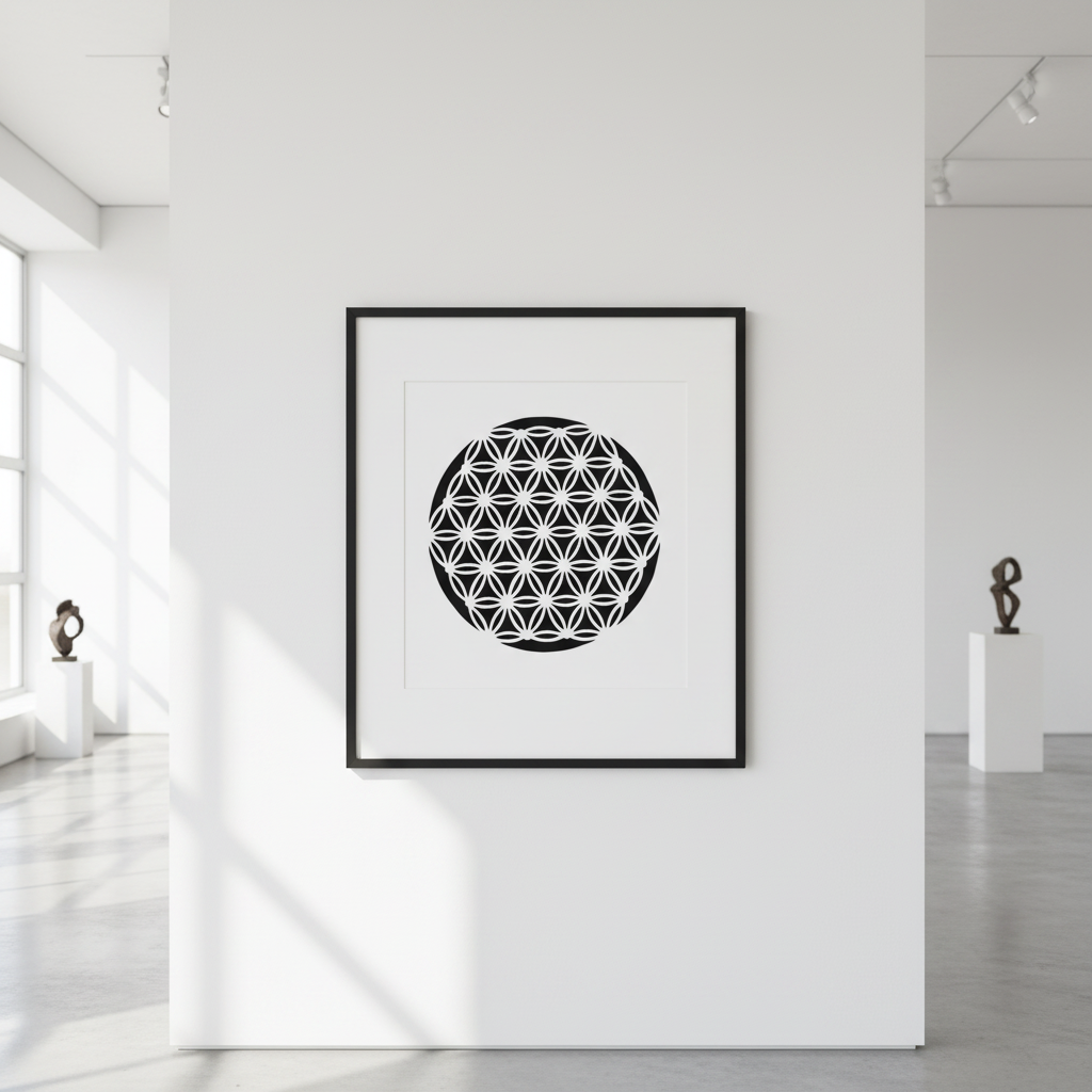 BLUME DES LEBENSKREISES — Mockup