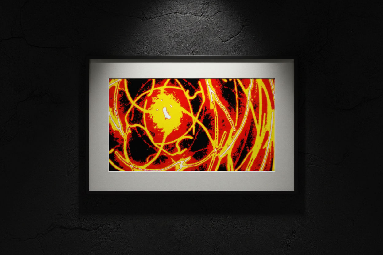 GOLDEN HEAT VORTEX — Mockup