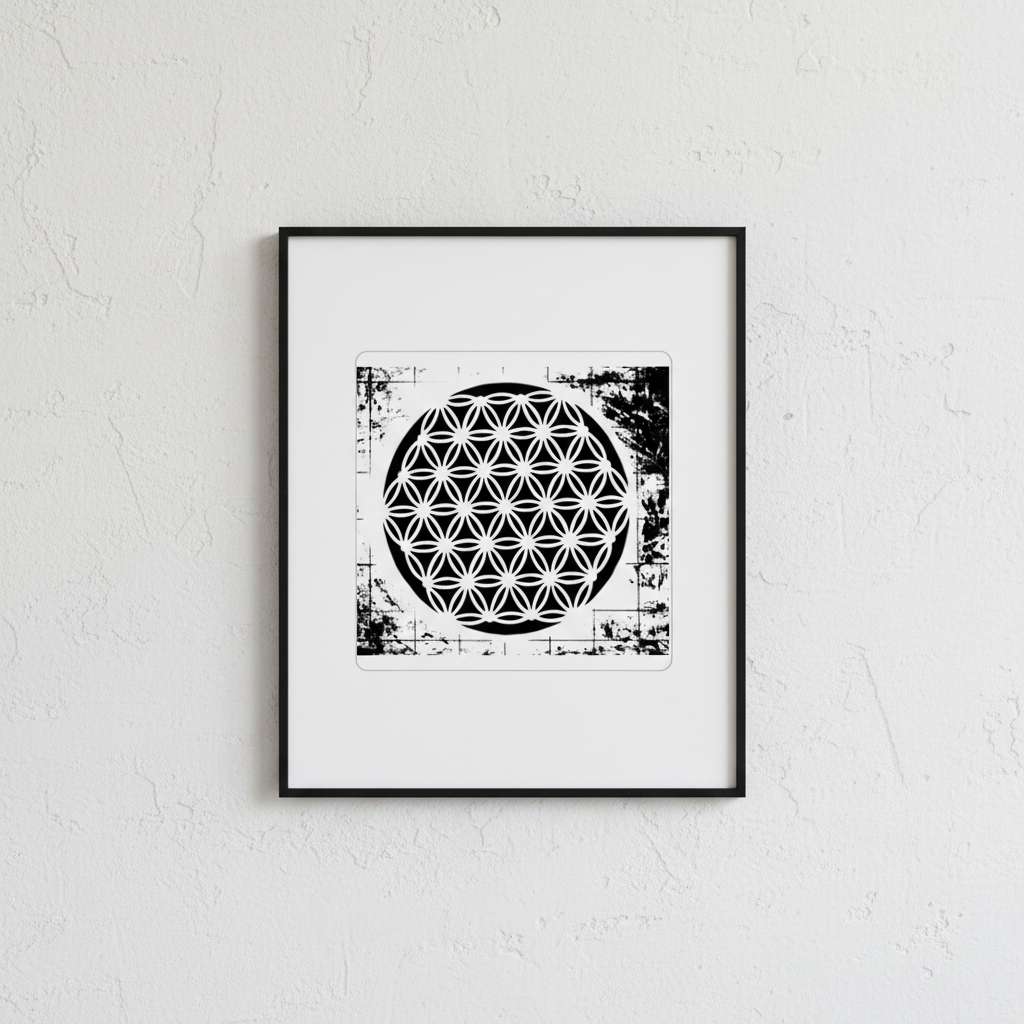VERZAUBERTE HEILIGE GEOMETRIE — Mockup