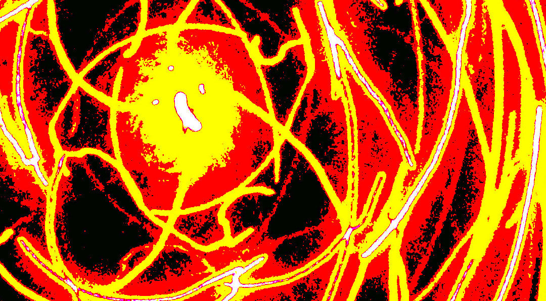 GOLDEN HEAT VORTEX — Premium Kunstprint