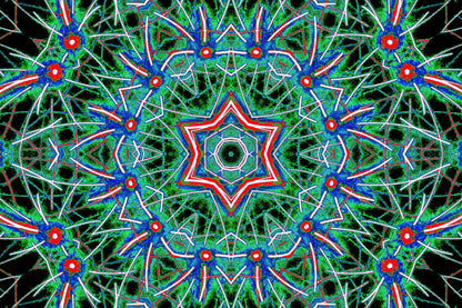 CHROMATIC FLORAL STAR — Premium Digitaler