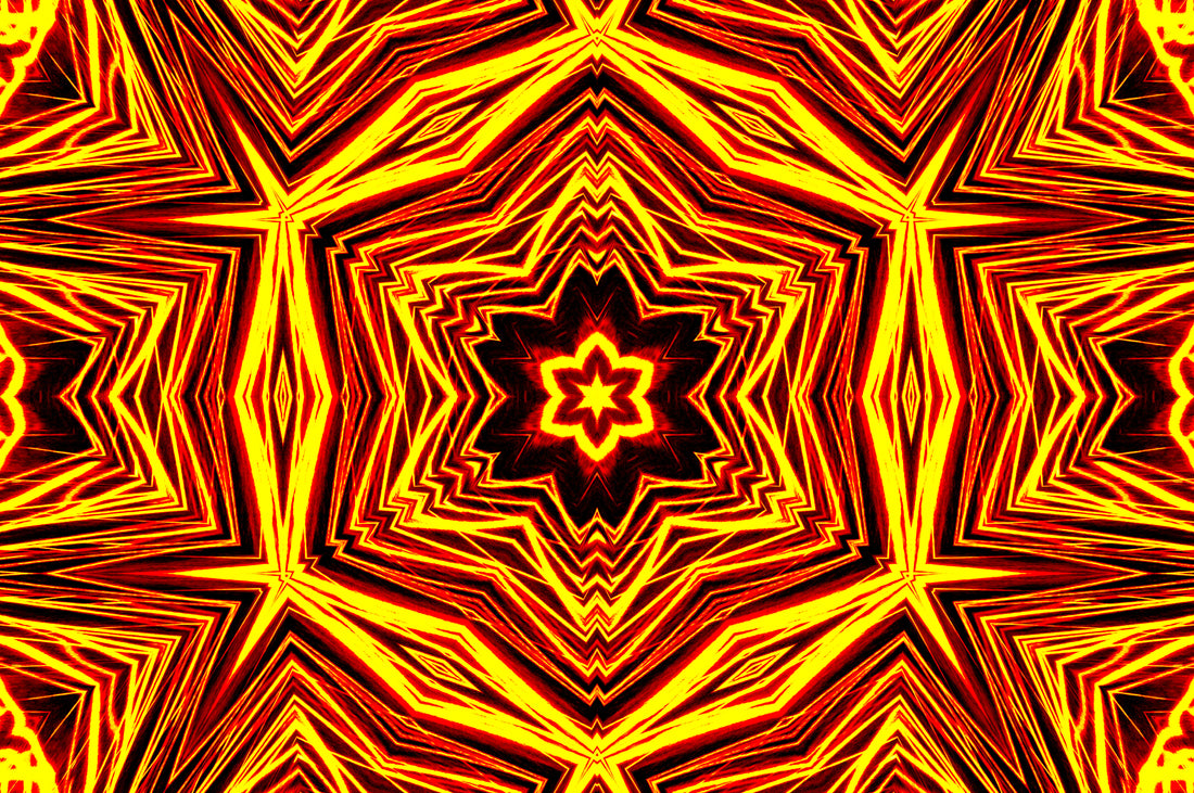 FIRE MANDALA — Digital Art for Download