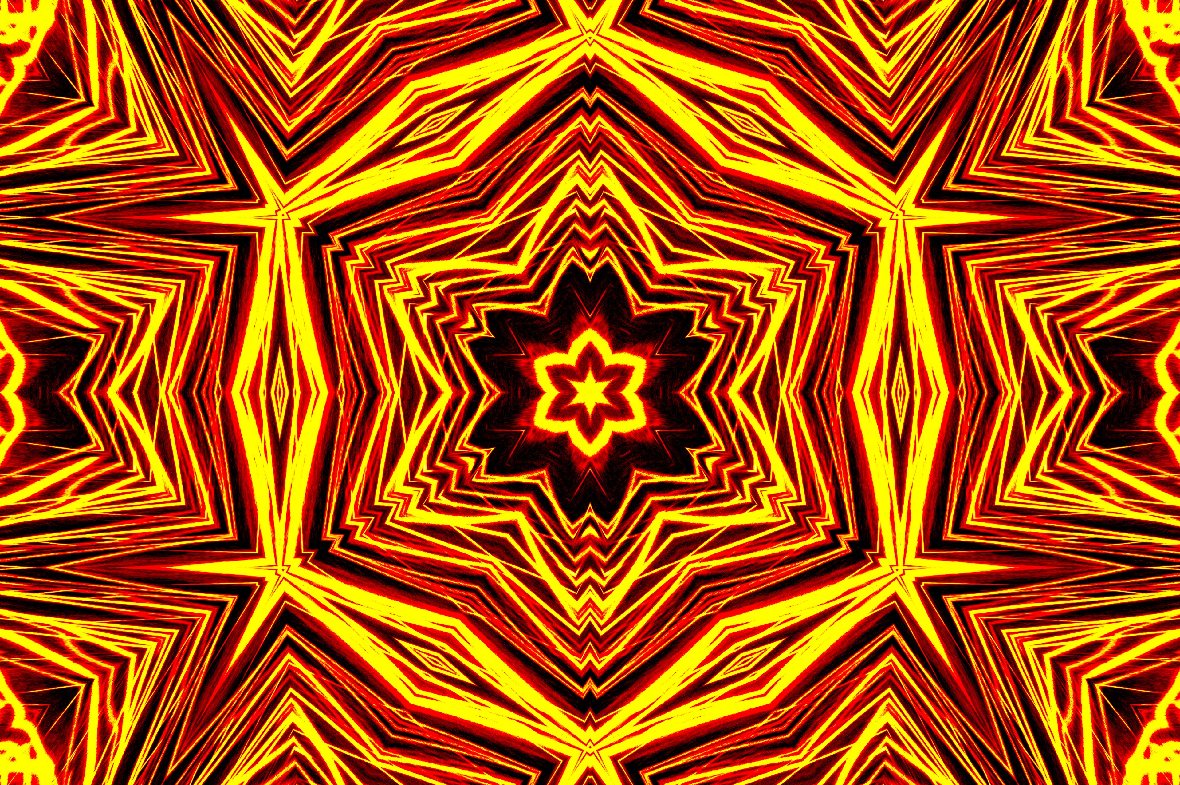 FIRE MANDALA — Premium Kunstprint
