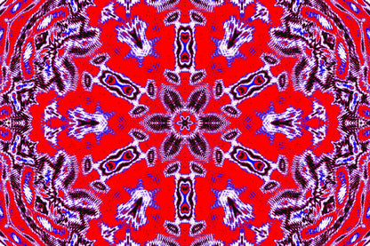 KÖNIGLICHES MANDALA — Premium Kunstprint