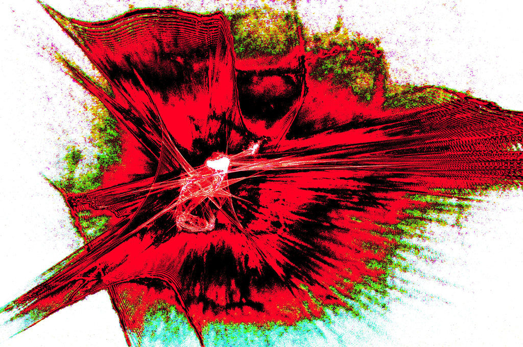 CRIMSON BURST — Premium Kunstprint