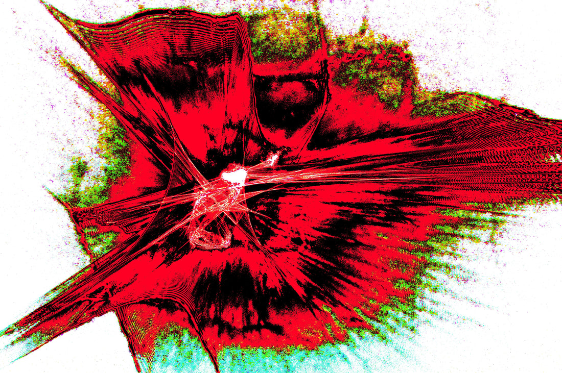 CRIMSON BURST — Digitale Kunst zum Download