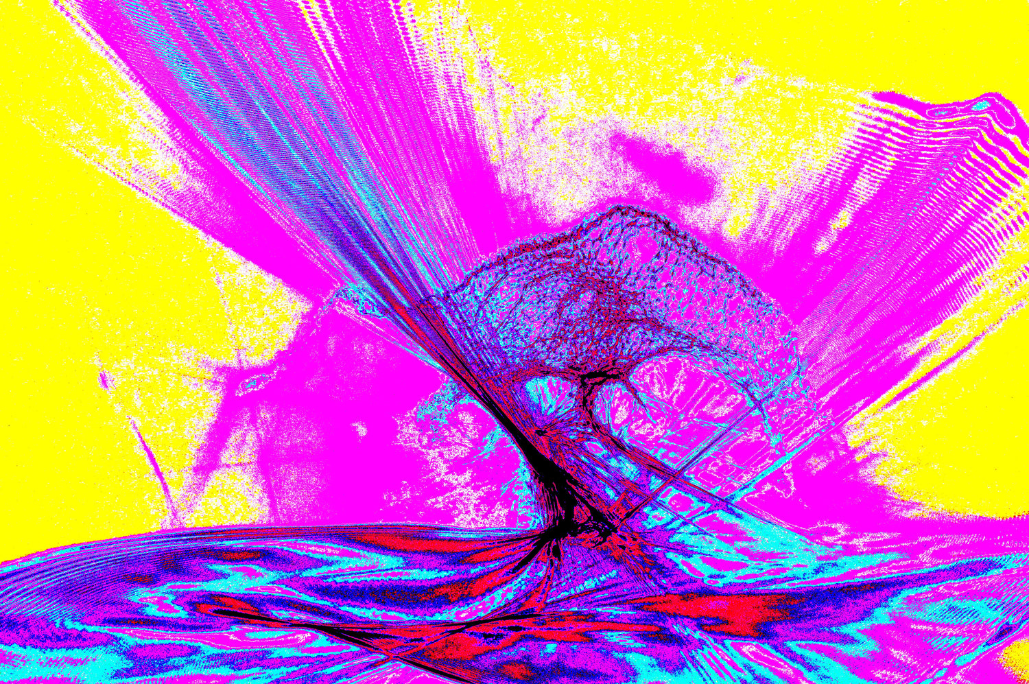 digitale Kunstdownload Farbexplosion