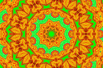 NEON-ERNTE-KALEIDOSKOP — Premium Digitaler