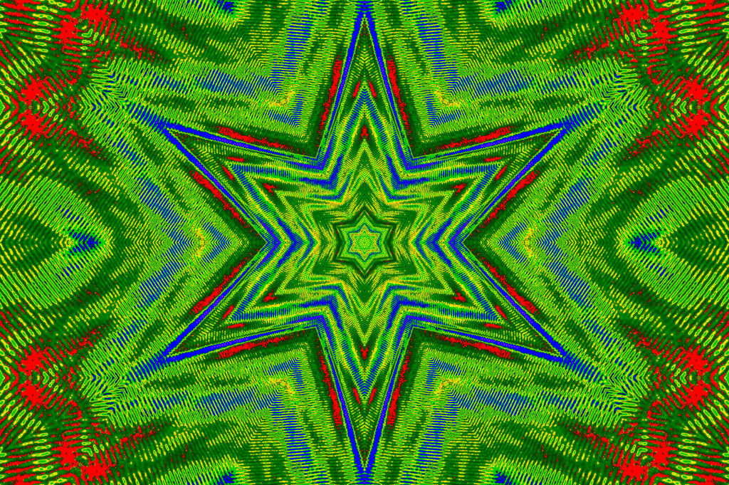 EMERALD STAR — Premium Kunstprint