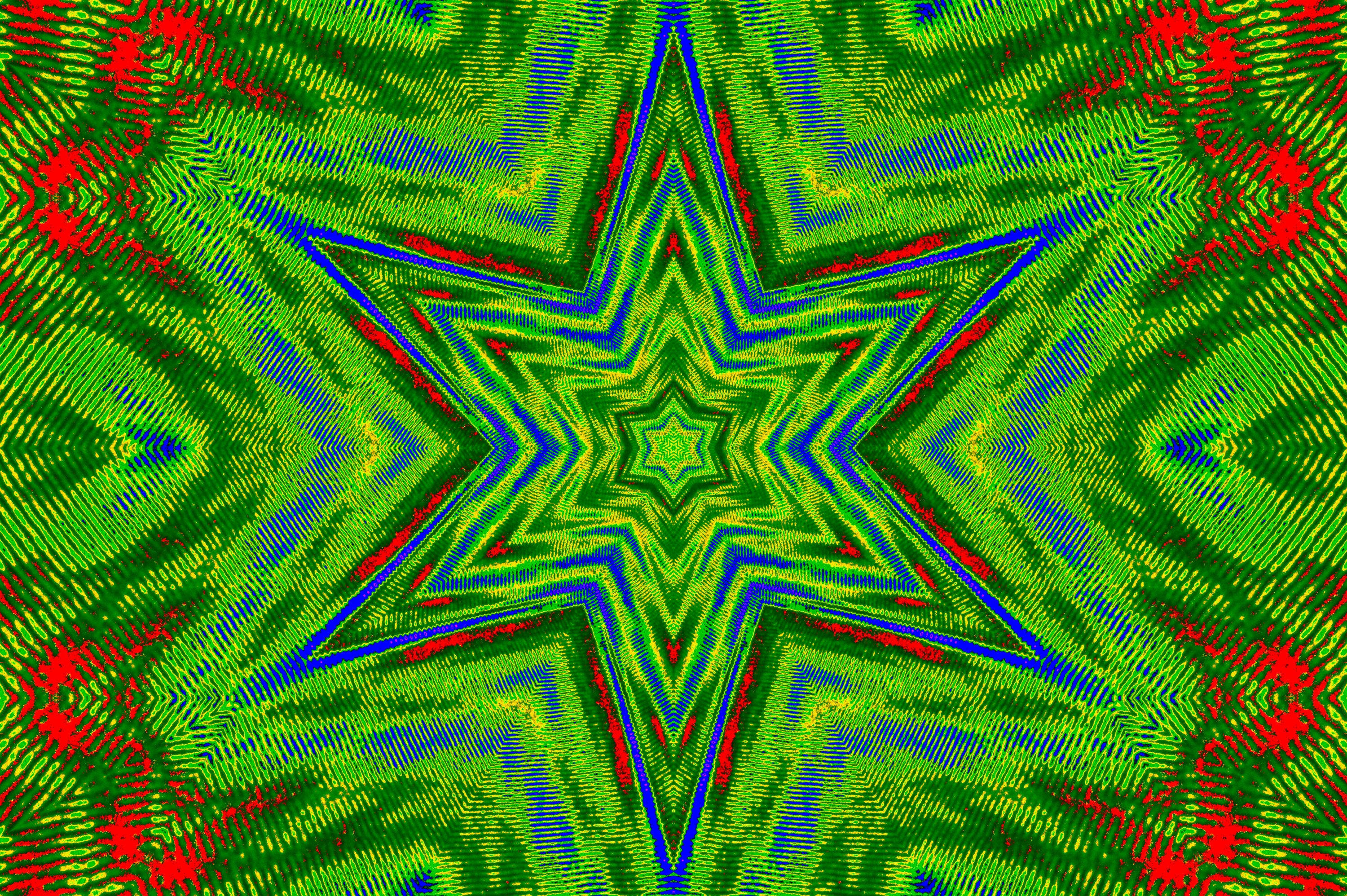 EMERALD STAR — Digital Art for Download