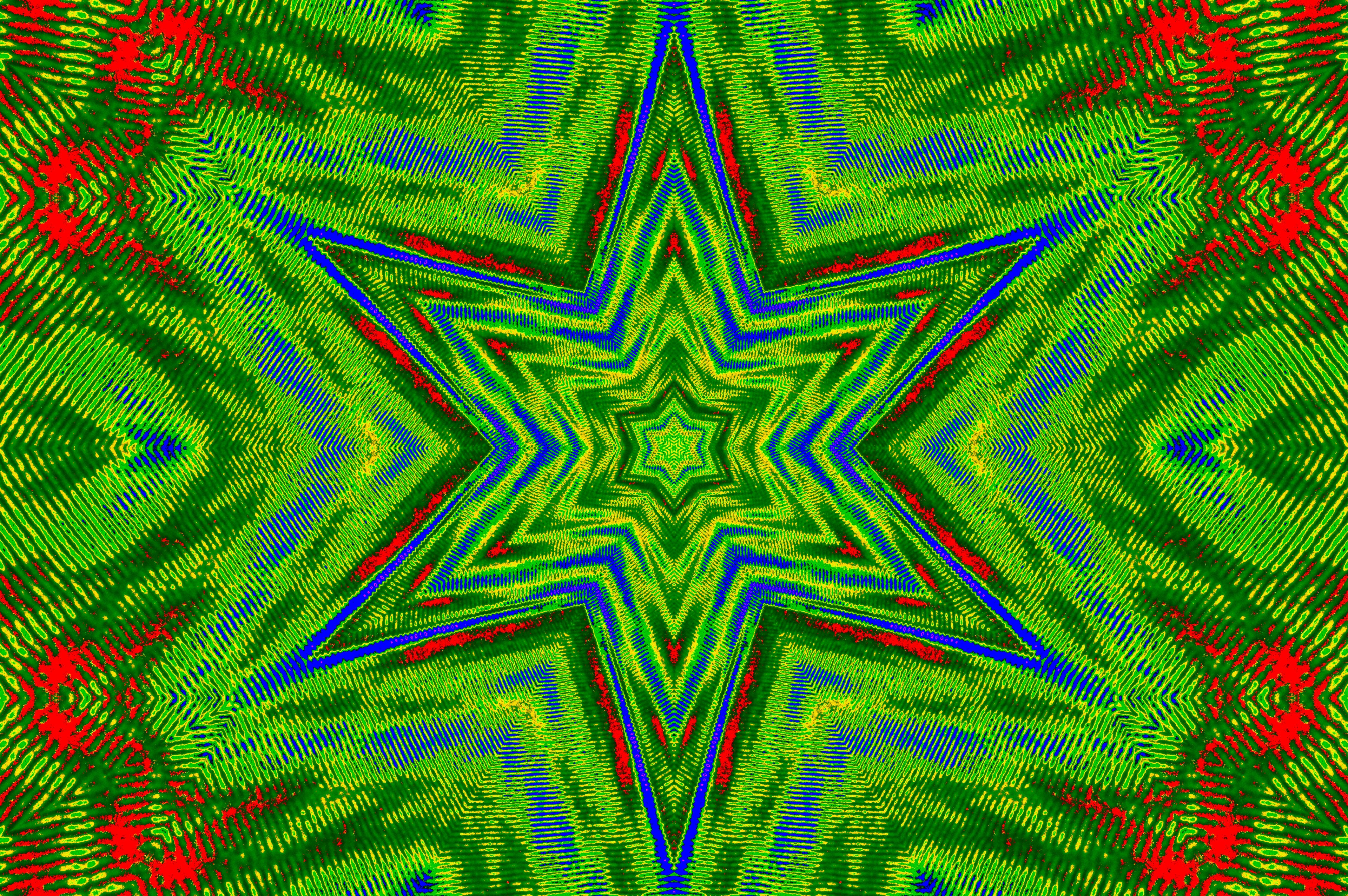EMERALD STAR — Premium Kunstprint