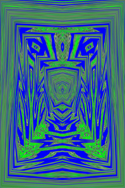 BLAUE NEON-TOPOGRAFIE — Premium Download
