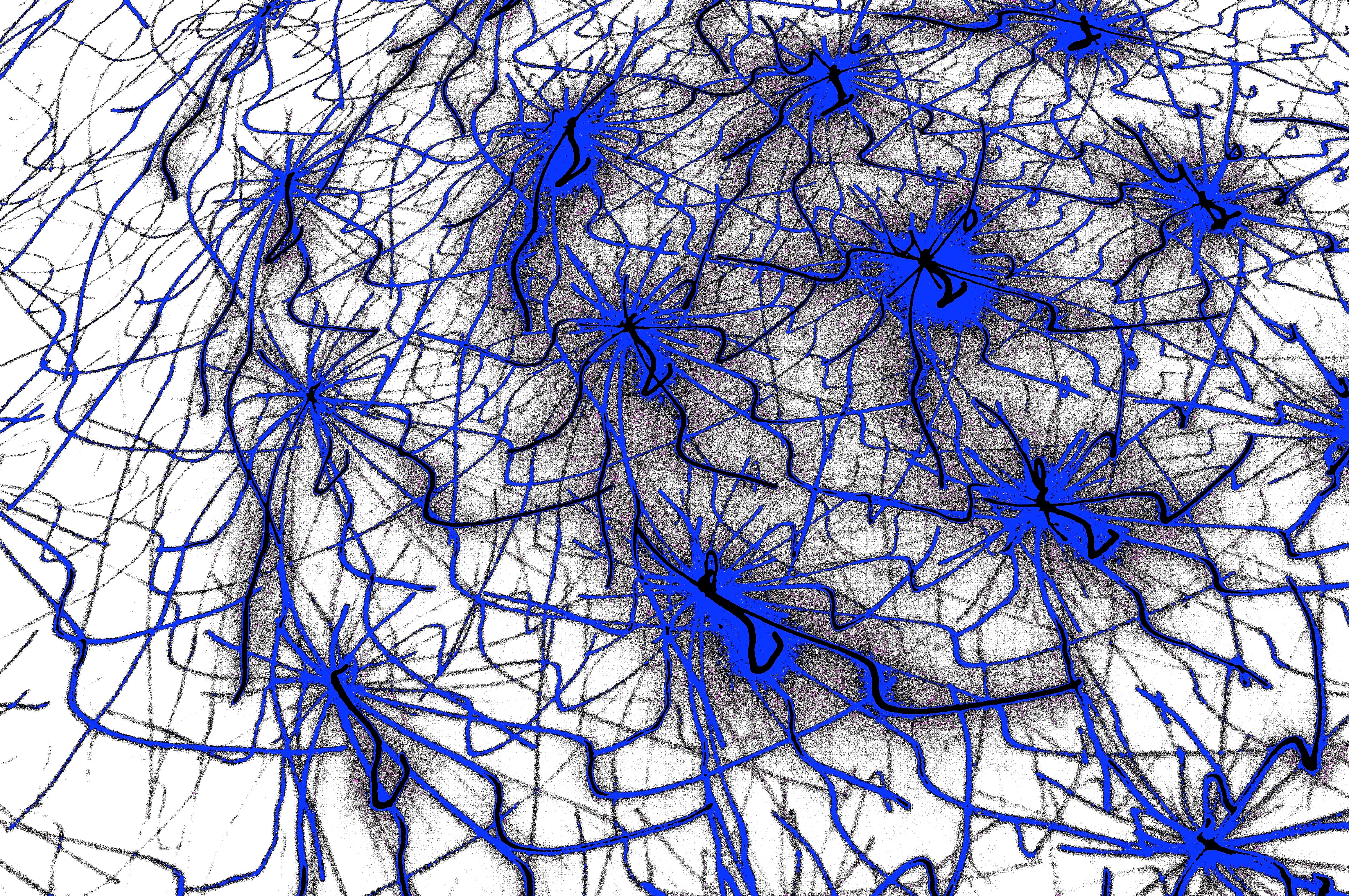 NEURAL COSMOS — Premium Kunstprint