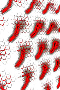 CRIMSON FLOW — Premium Kunstprint