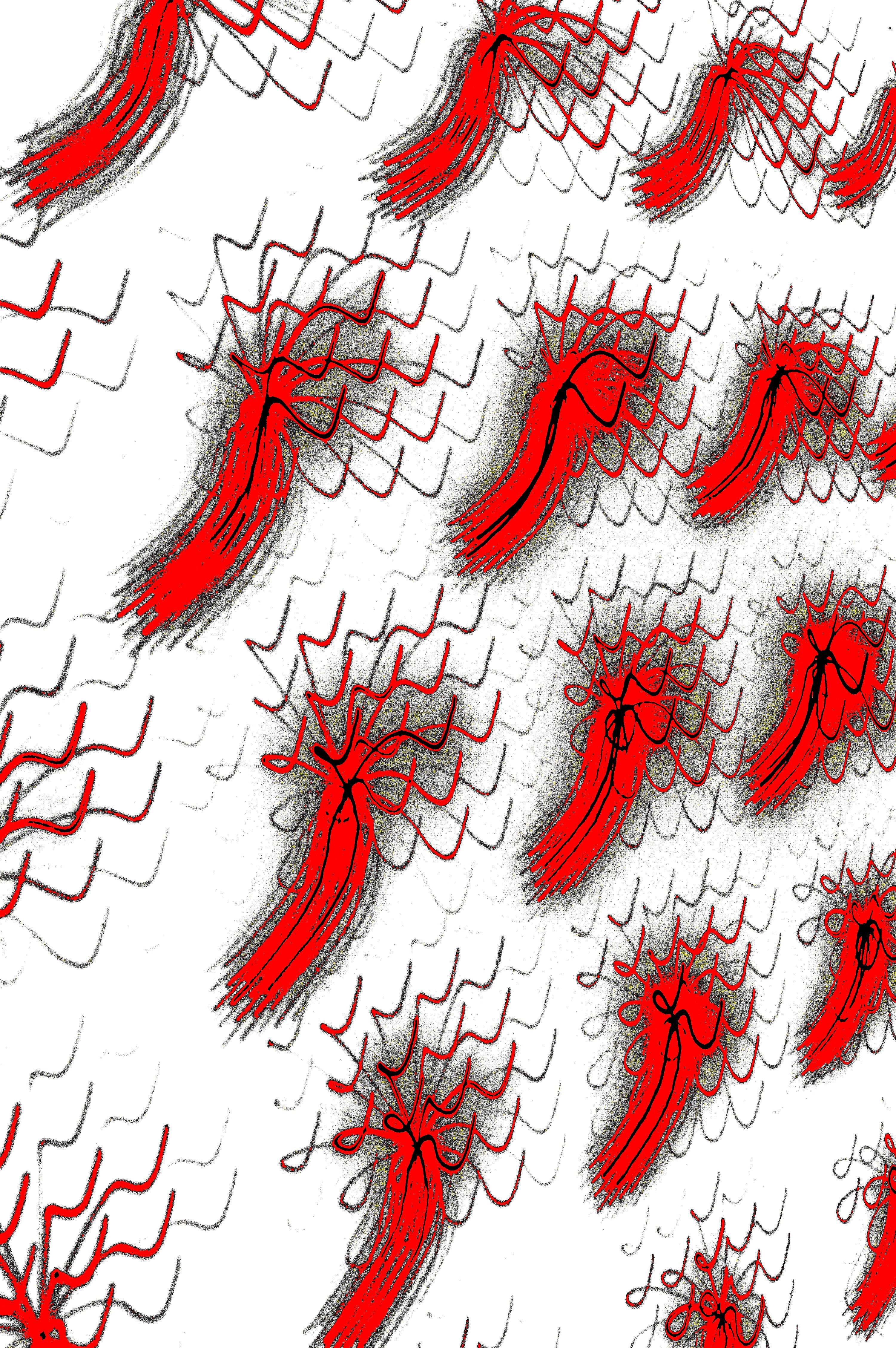 CRIMSON FLOW — Premium Kunstprint