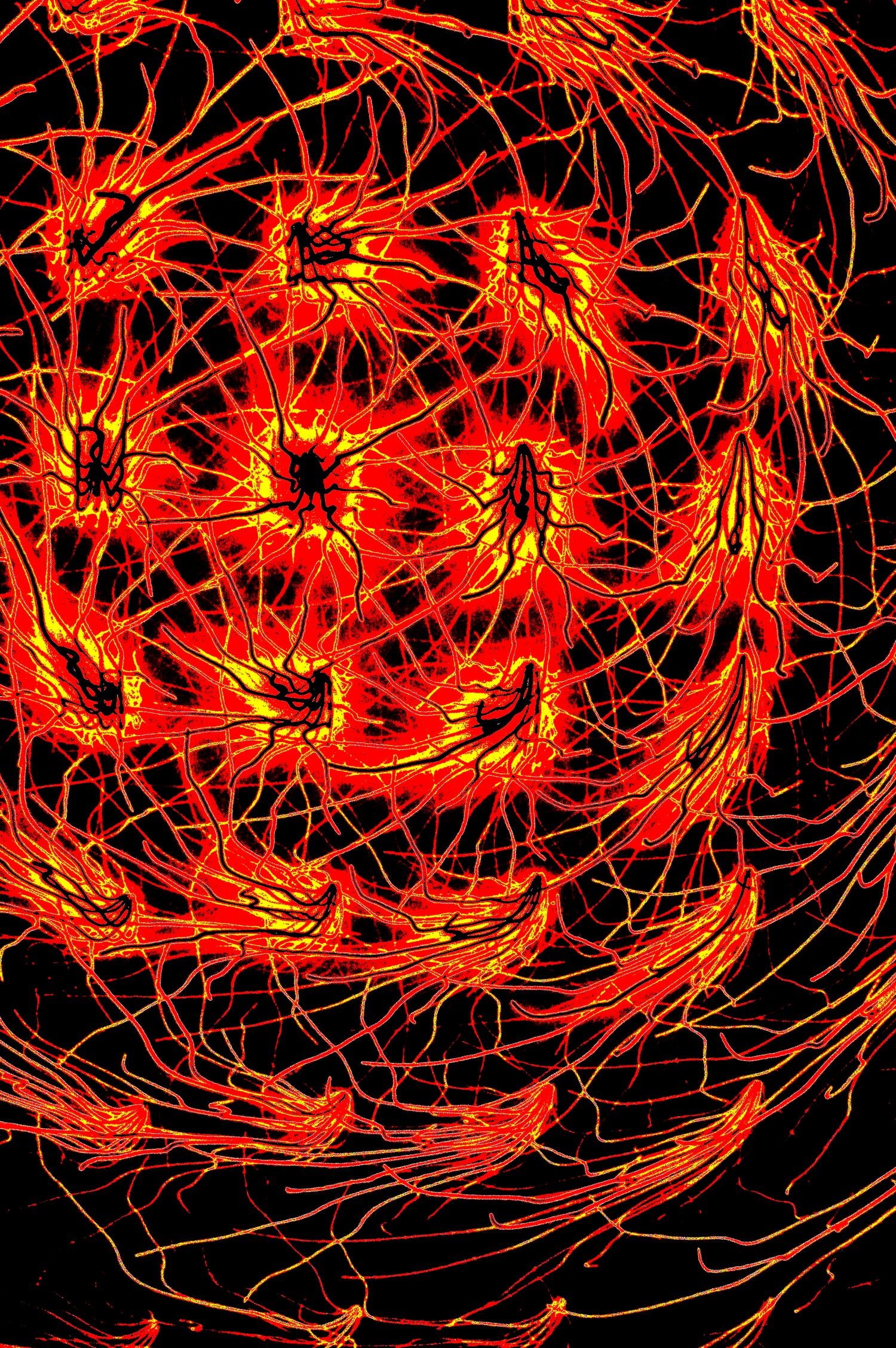 CRIMSON FLUX — Digital Art for Download
