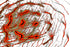 digitale wandkunst crimson vortex