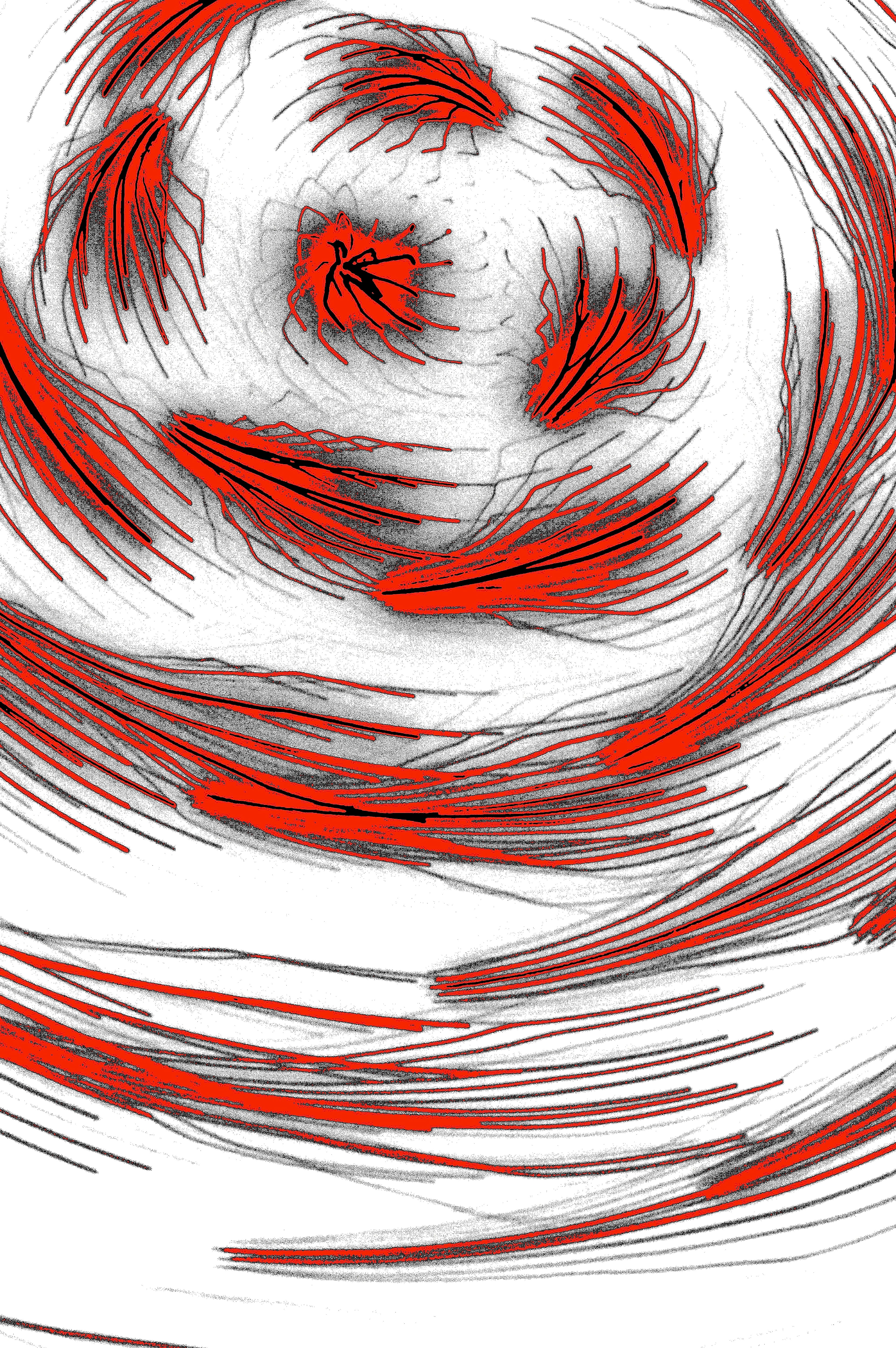 CRIMSON STORM — Premium Kunstprint
