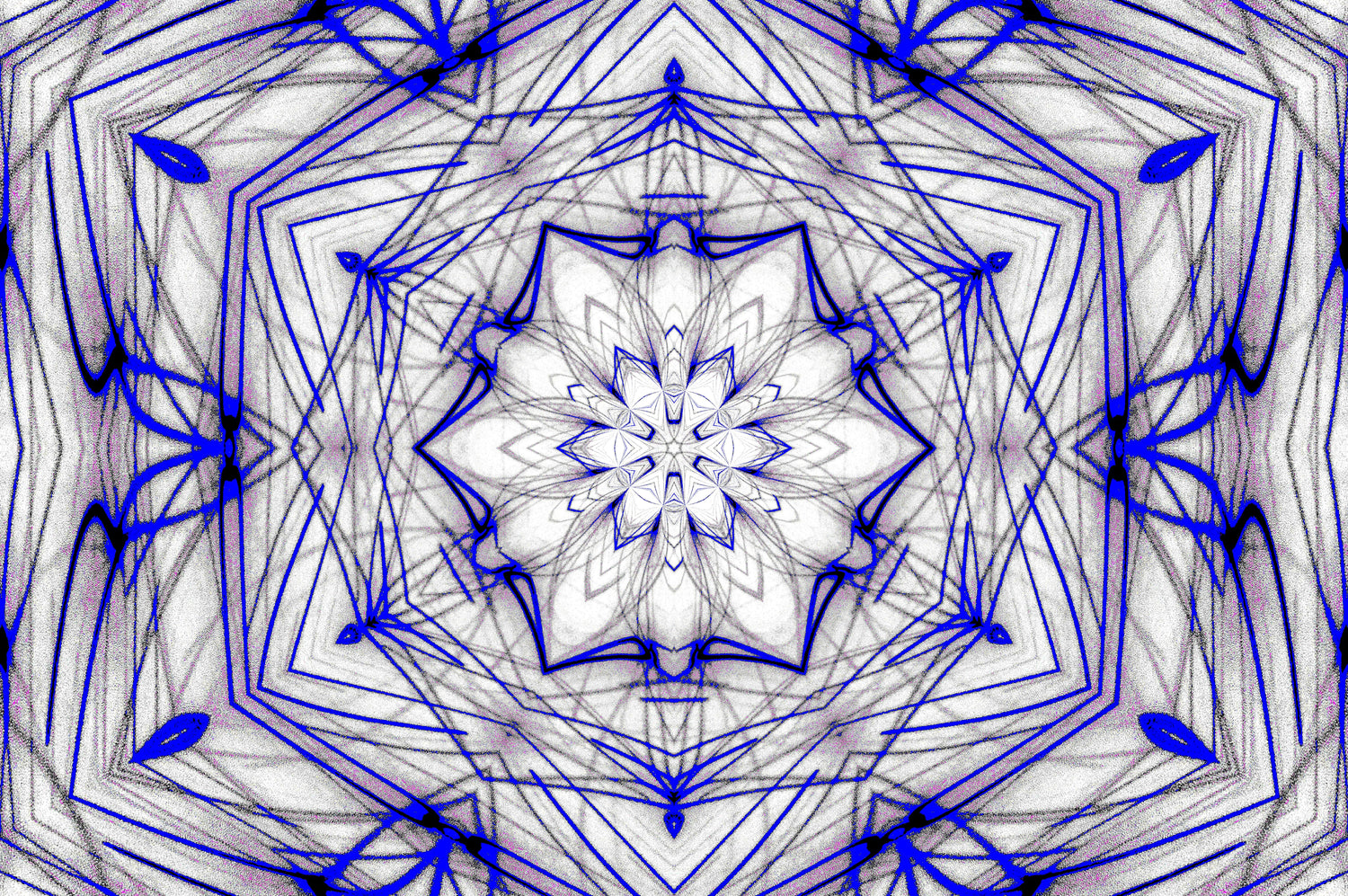BLUE INK MANDALA — Digitaler Download