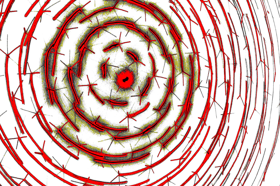 RED GOLDEN ORBIT FLOW — Premium Digitaler Download