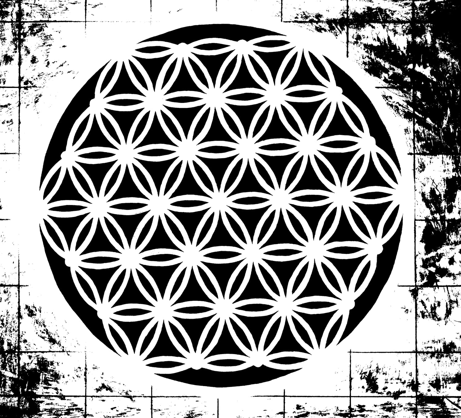 VERZAUBERTE HEILIGE GEOMETRIE — Premium Kunstprint