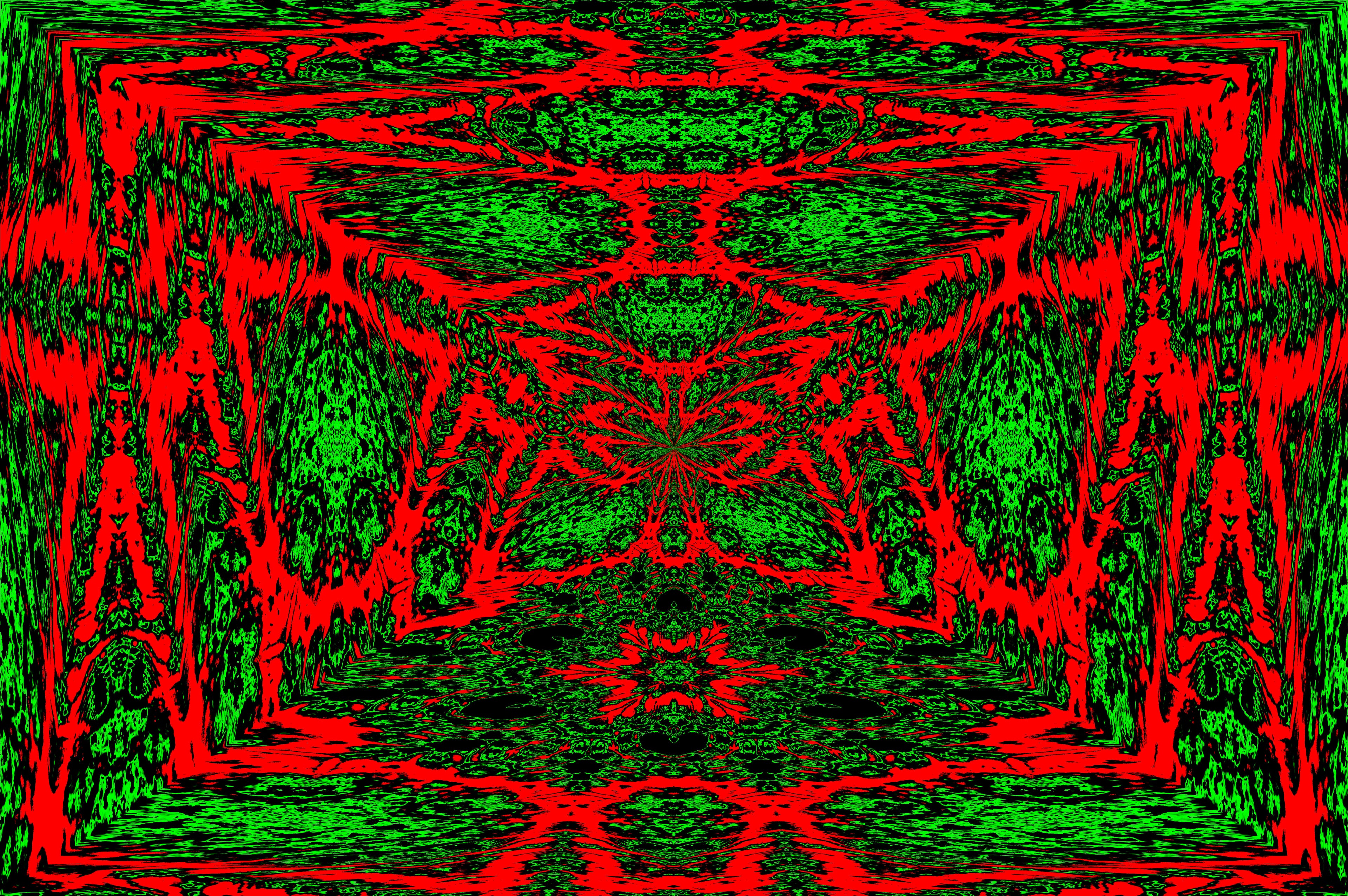 CRIMSON MATRIX — Dual Illusion Print