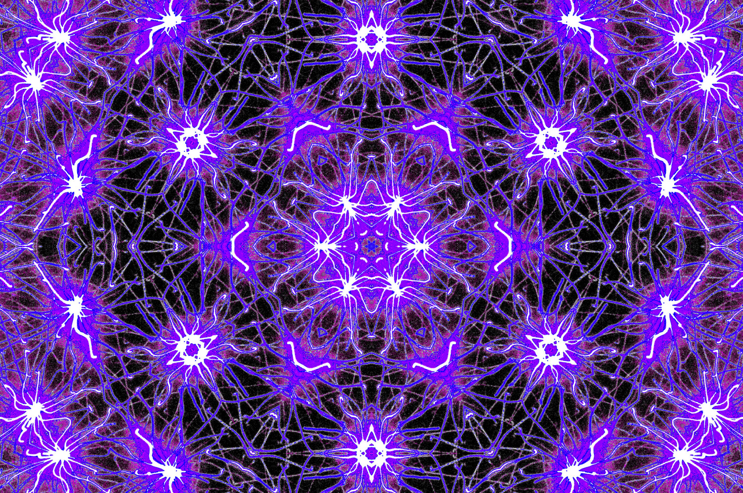 VIOLETTES KALEIDOSKOP — Premium Kunstprint