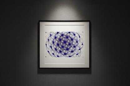 BLUE CONNECTIVITY FIELD — Premium Digitaler Download