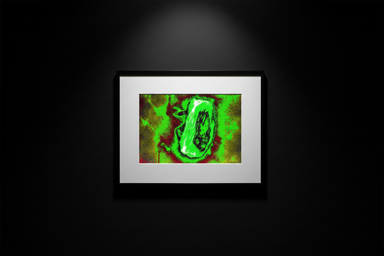 EMERALD BIO CORE — Premium Kunstprint