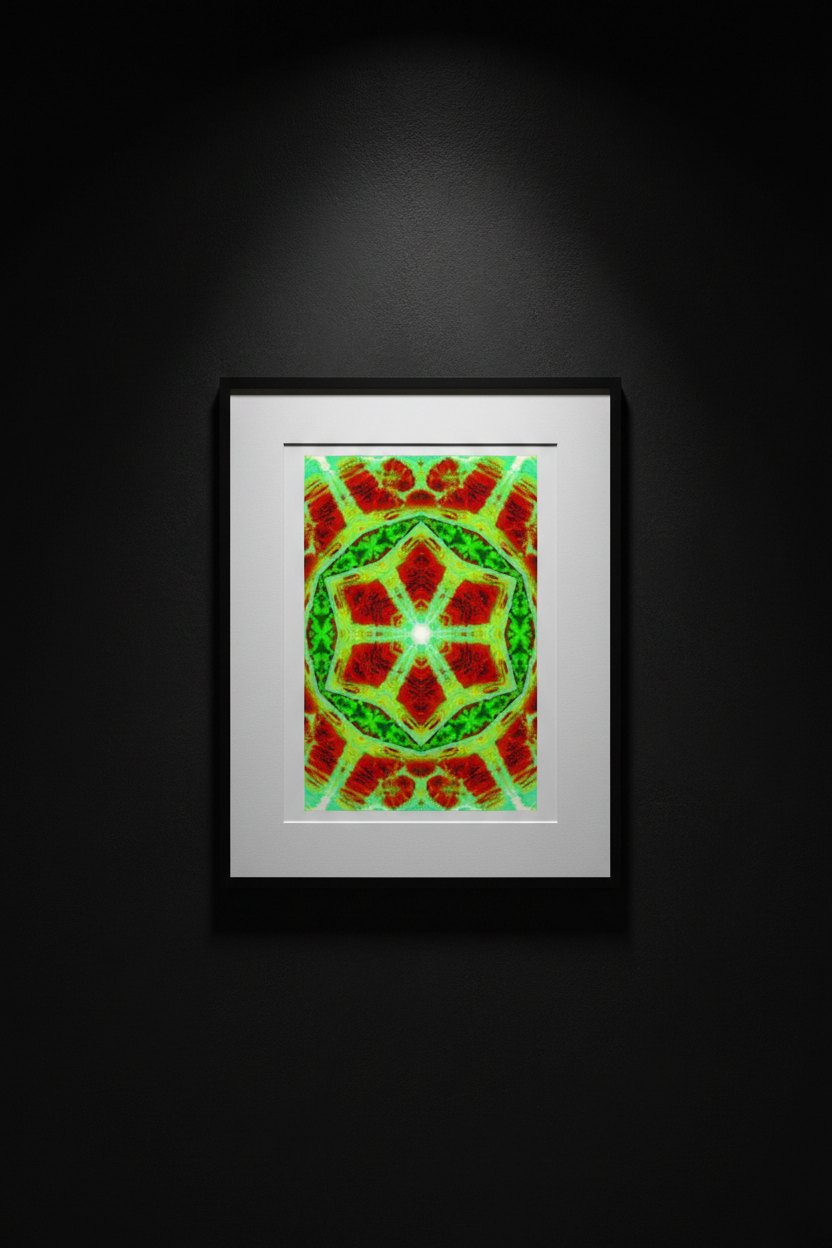 EMERALD POPPY KALEIDOSKOP — Mockup