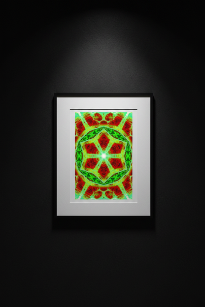 EMERALD POPPY KALEIDOSKOP — Mockup