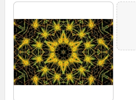 GELBES KALEIDOSKOP — Explosives Mandala in Gelb und Schwarz, Premium Kunstprint