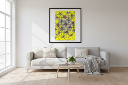 SONNEN NEURONEN — Premium Kunstprint