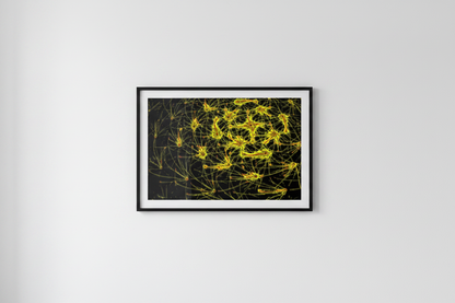 digitale kunst neon poster