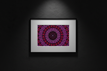 MAGENTA ROSE MANDALA — Mockup