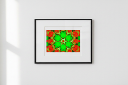 NEON FIRE BLOSSOM — Mockup