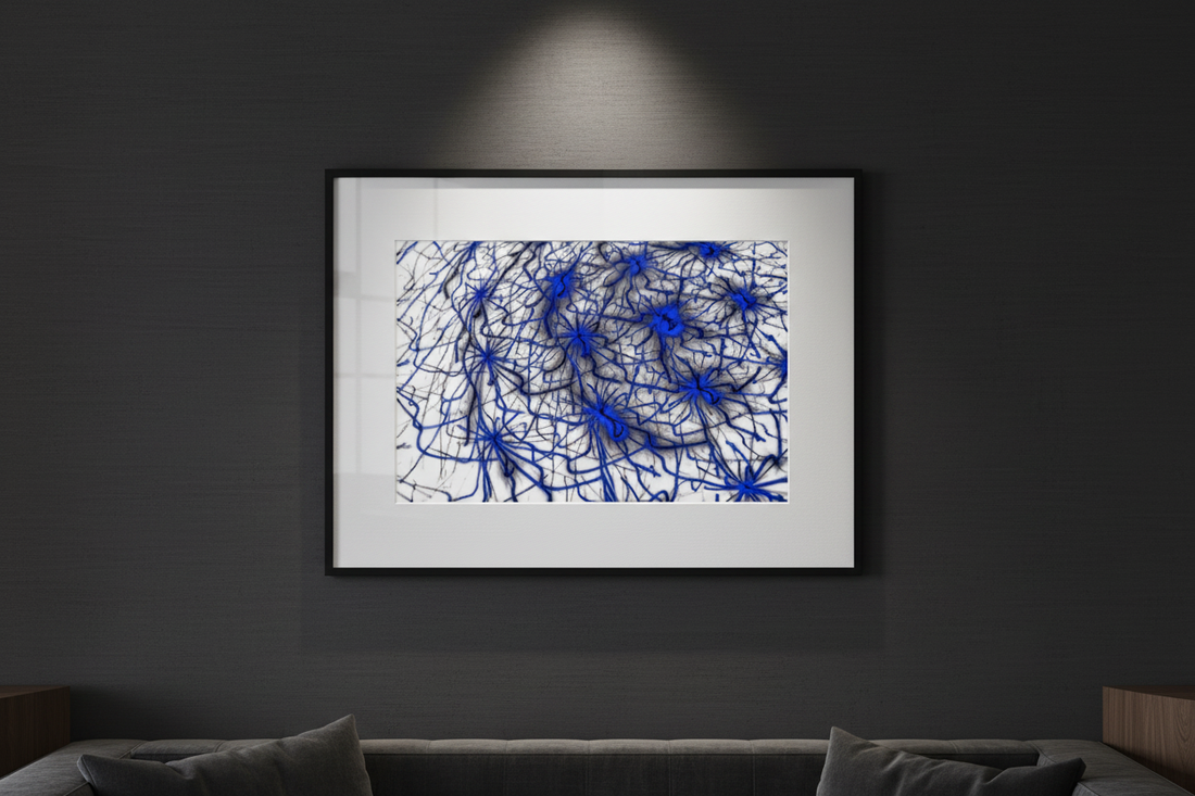 NEURAL COSMOS — Premium Kunstprint